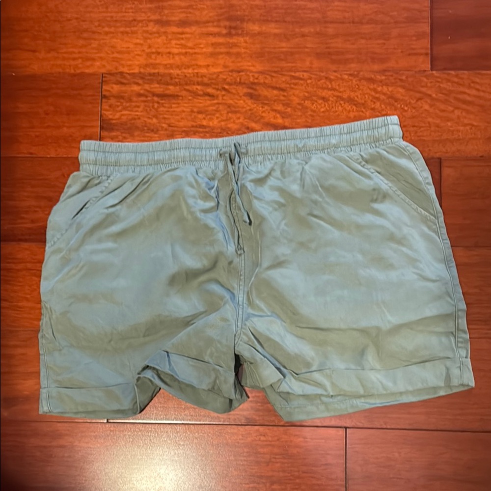Men's Light Blue Casual Shorts